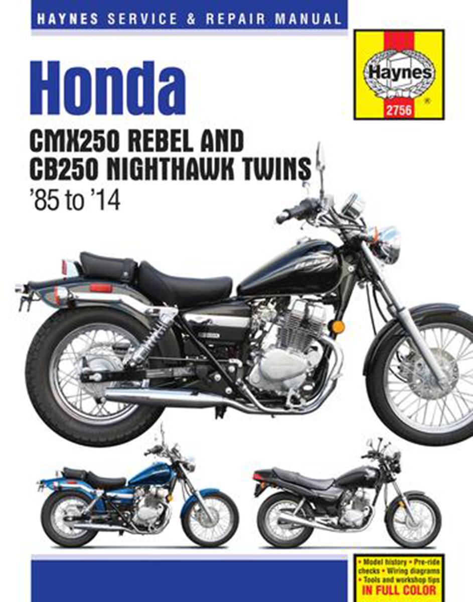 HAYNES Manual - Honda Rebel/Nighthawk '85-'16 M2756
