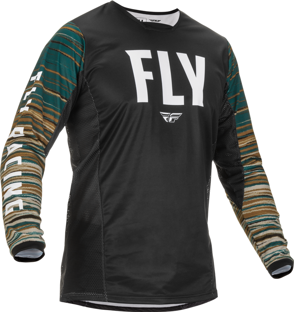 FLY RACING Kinetic Wave Jersey Black/Rum Xl 375-520X