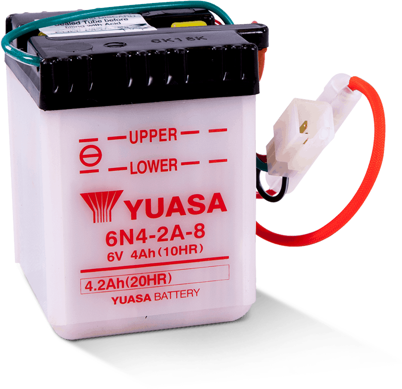 Yuasa 6N4-2A-8 Conventional 6 Volt Battery YUAM2648A