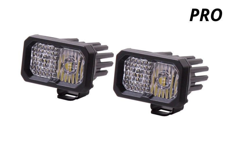 Diode Dynamics Stage Series 2 In LED Pod Pro - White Fog Standard ABL (Pair) DD6406P