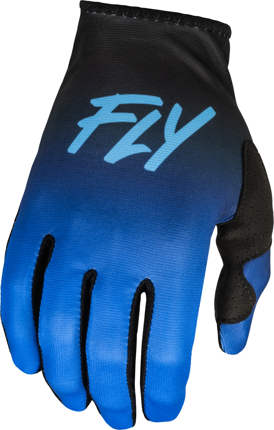 FLY RACING Women's Lite Gloves Blue/Black Lg 376-610L