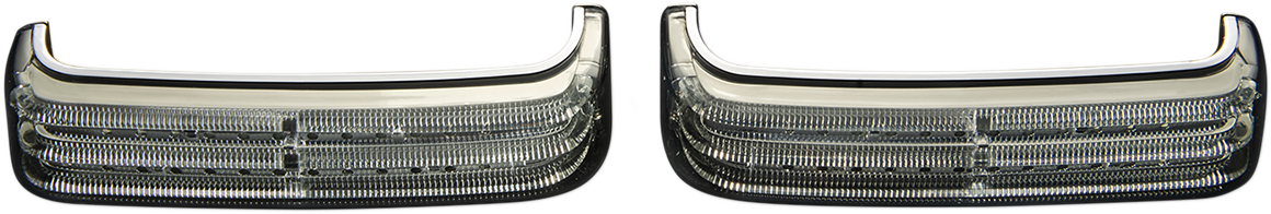 CUSTOM DYNAMICS Saddlebag LED Lights - Sequential - Chrome/Smoke PB-SBSEQ-BCM-CS