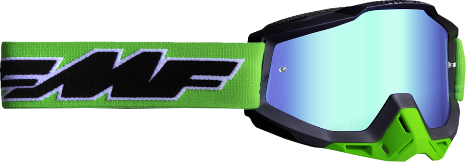 FMF PowerBomb Goggles - Rocket - Lime - Green Mirror F-50037-00007 2601-3179