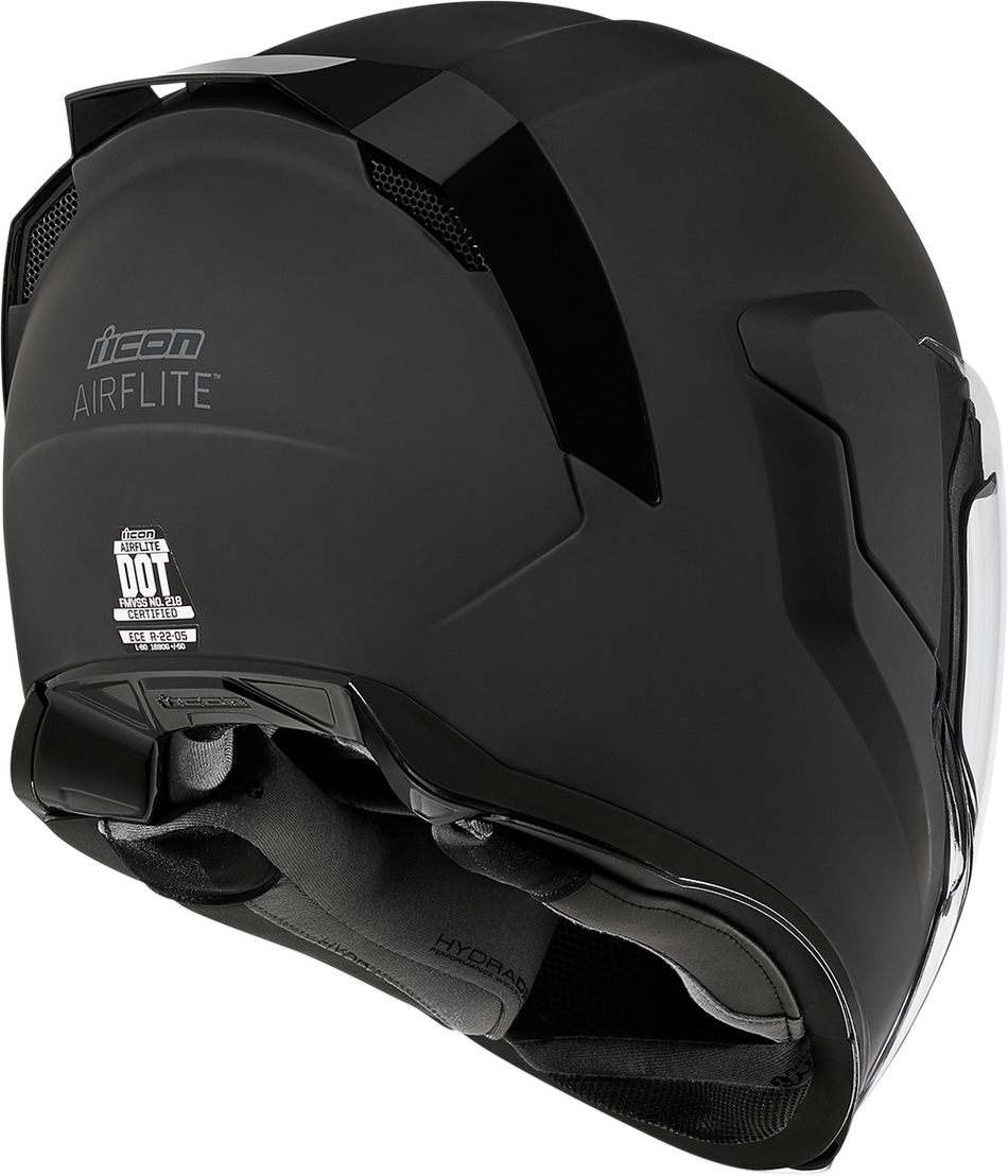 Open Box new ICON Airflite™ Helmet - Rubatone - Black - Large 0101-10850
