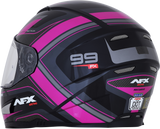 AFX FX-99 Helmet - Recurve - Black/Fuchsia - XS 0101-11101