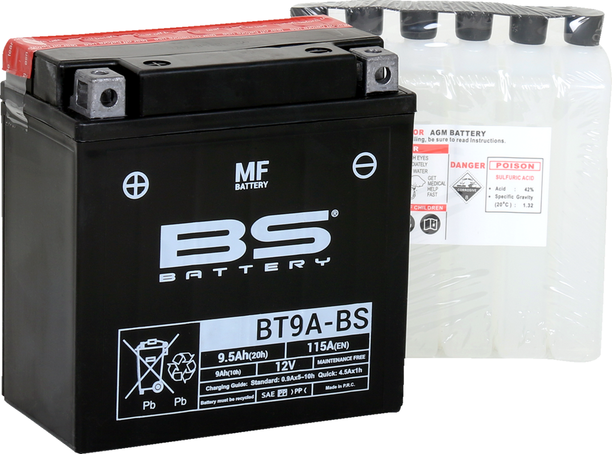 BS BATTERY Battery - BT9A-BS (YT) 300748