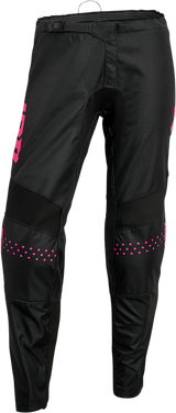 THOR Women's Sector Minimal Pants - Black/Pink - 3/4 2902-0306