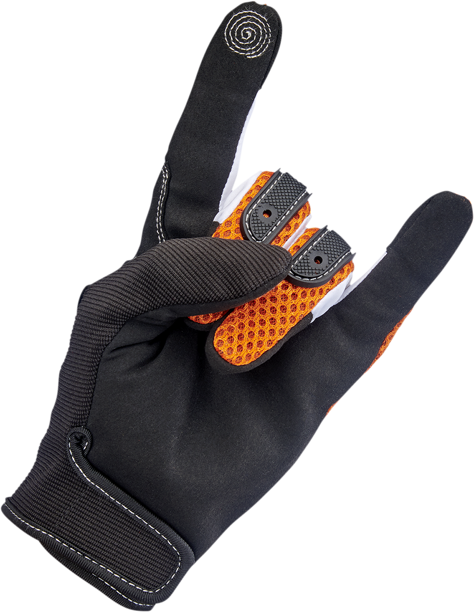 BILTWELL Anza-Handschuhe, Orange, Größe S, 1507-0601-002 