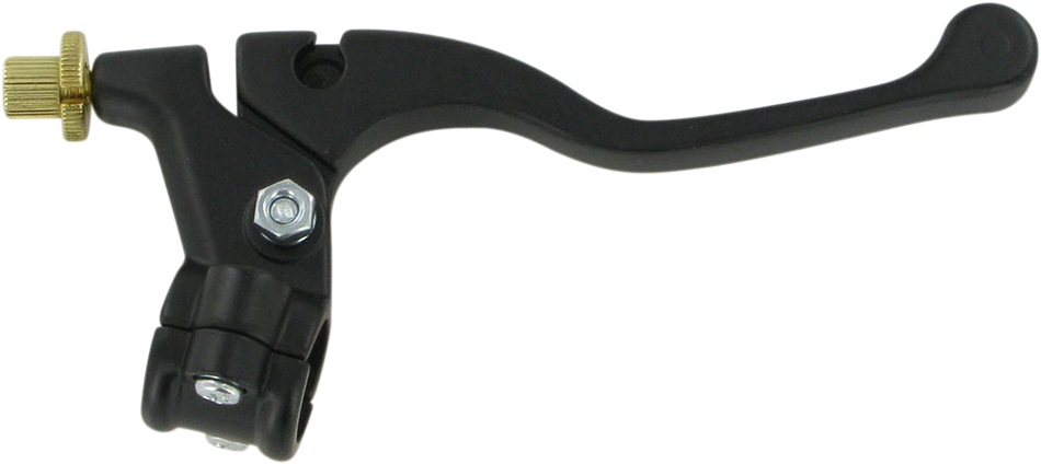 Parts Unlimited Lever Assembly - Left Hand - Shorty - Yamaha - Black 43-4104l