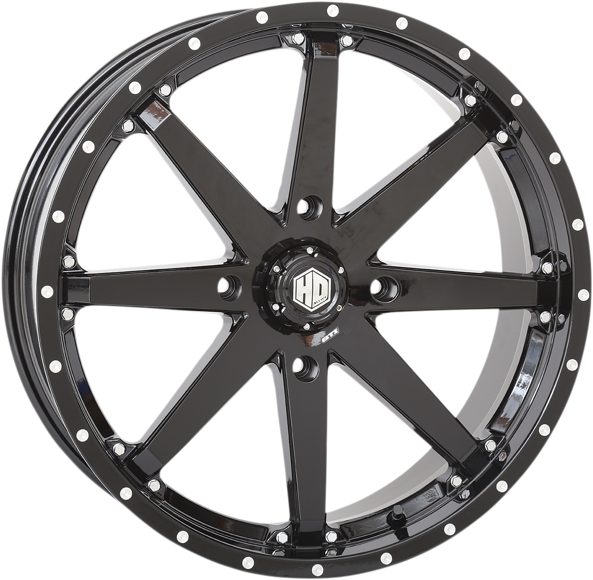 STI TIRE & WHEEL HD10 Wheel - Front/Rear - Black - 20x7 - 4/156 - 4+3 (+10 mm) 20HD1023