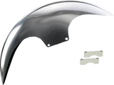 PAUL YAFFE BAGGER NATION Cafe Front Fender - 21" - Chrome Spacers PYO:CAFE-21-13E-C