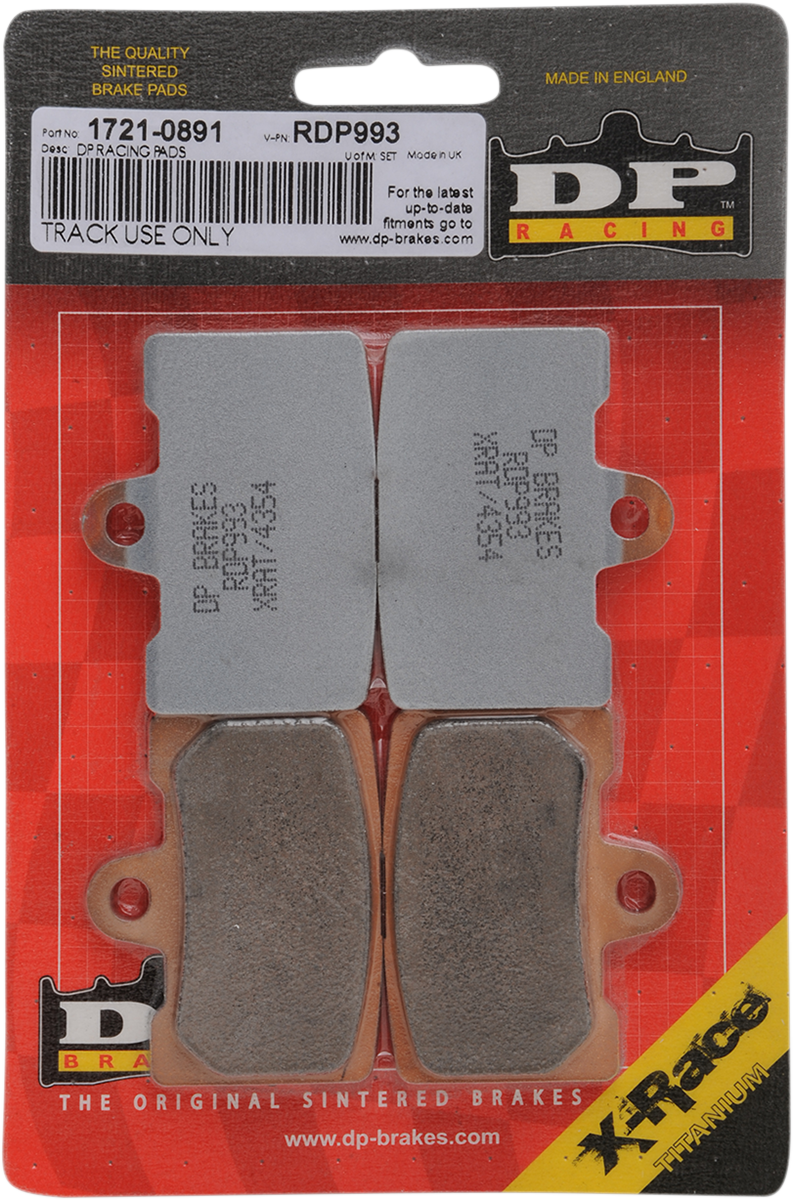 DP BRAKES Brake Pads - Buell - RDP993 RDP993