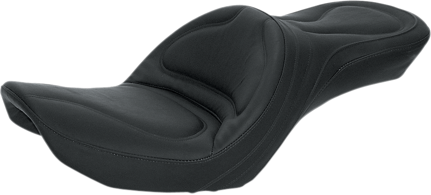SADDLEMEN Seat - Explorer - Without Backrest - Stitched - Black - FXDWG 83G50JS