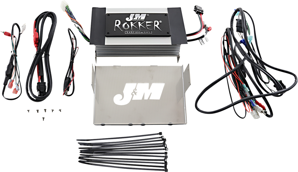 J & M 800w 4-Channel Rokker Amplifier - '05-'13 FLHTCU FLHTK JAMP-800HC06ULP