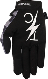 THRASHIN SUPPLY CO. Stars & Bolts Stealth Gloves - Black/Gray - 2XL SV1-13-12