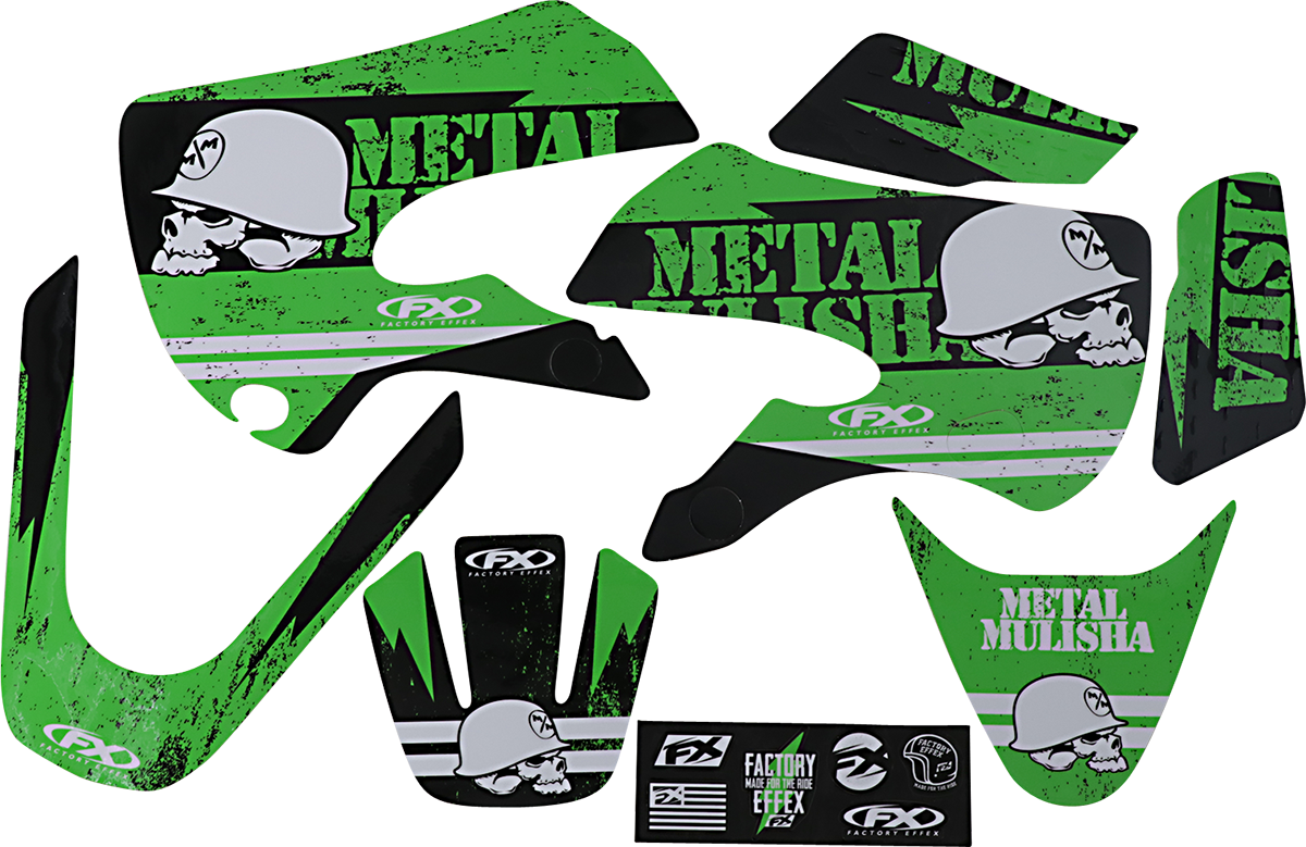 FACTORY EFFEX Metal Mulisha Graphic Kit - Kawasaki 23-11110