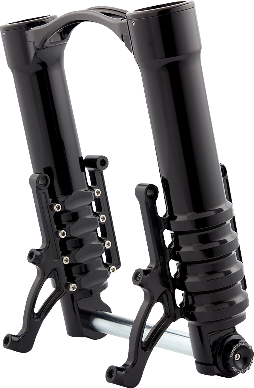 Método ARLEN NESS sin patas de horquilla flexibles - Negro - Para pinza de freno de montaje radial personalizada 120-003 