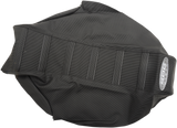 SDG 6-Ribbed Seat Cover - Black Ribs/Black Top/Black Sides 95945