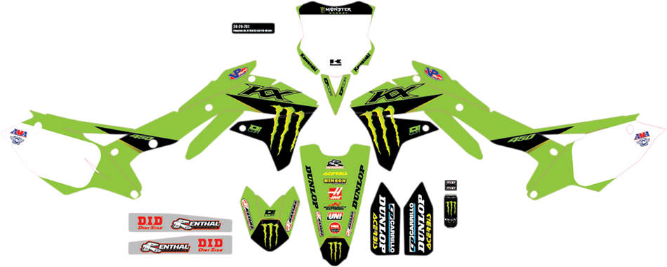 Kit gráfico D'COR VISUALS - Monster Energy 20-20-761 