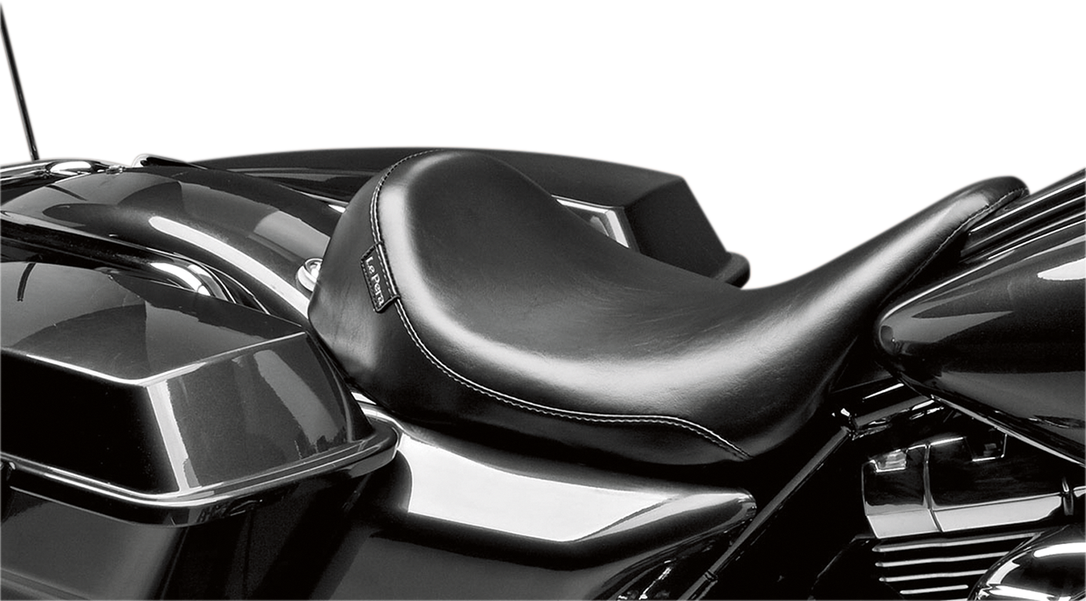 LE PERA Silhouette Solo Seat - Smooth - Black - FL '08+ LK-857