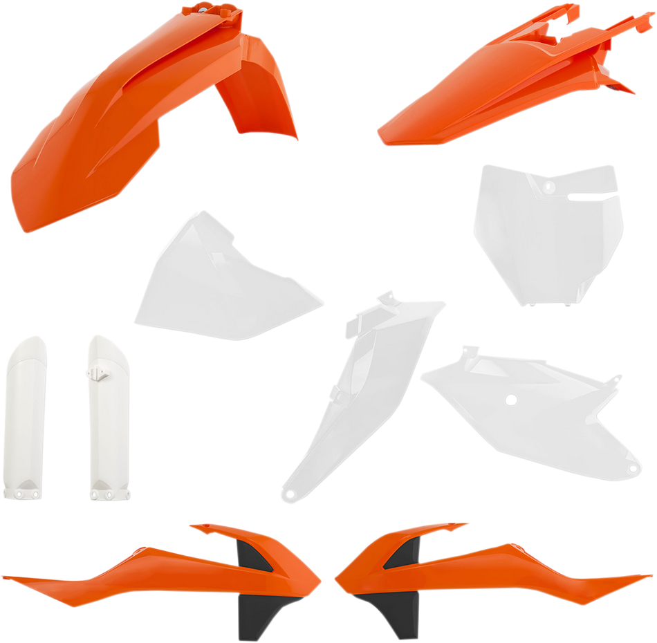 ACERBIS Full Replacement Body Kit - OEM Orange/White/Black 2686026812
