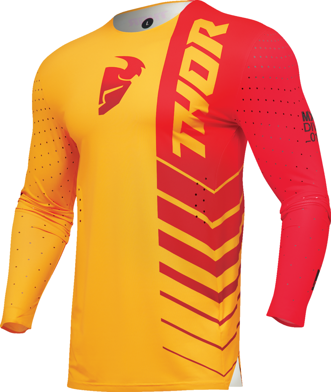 THOR Prime Analog Jersey - Lemon/Red - Small 2910-7677