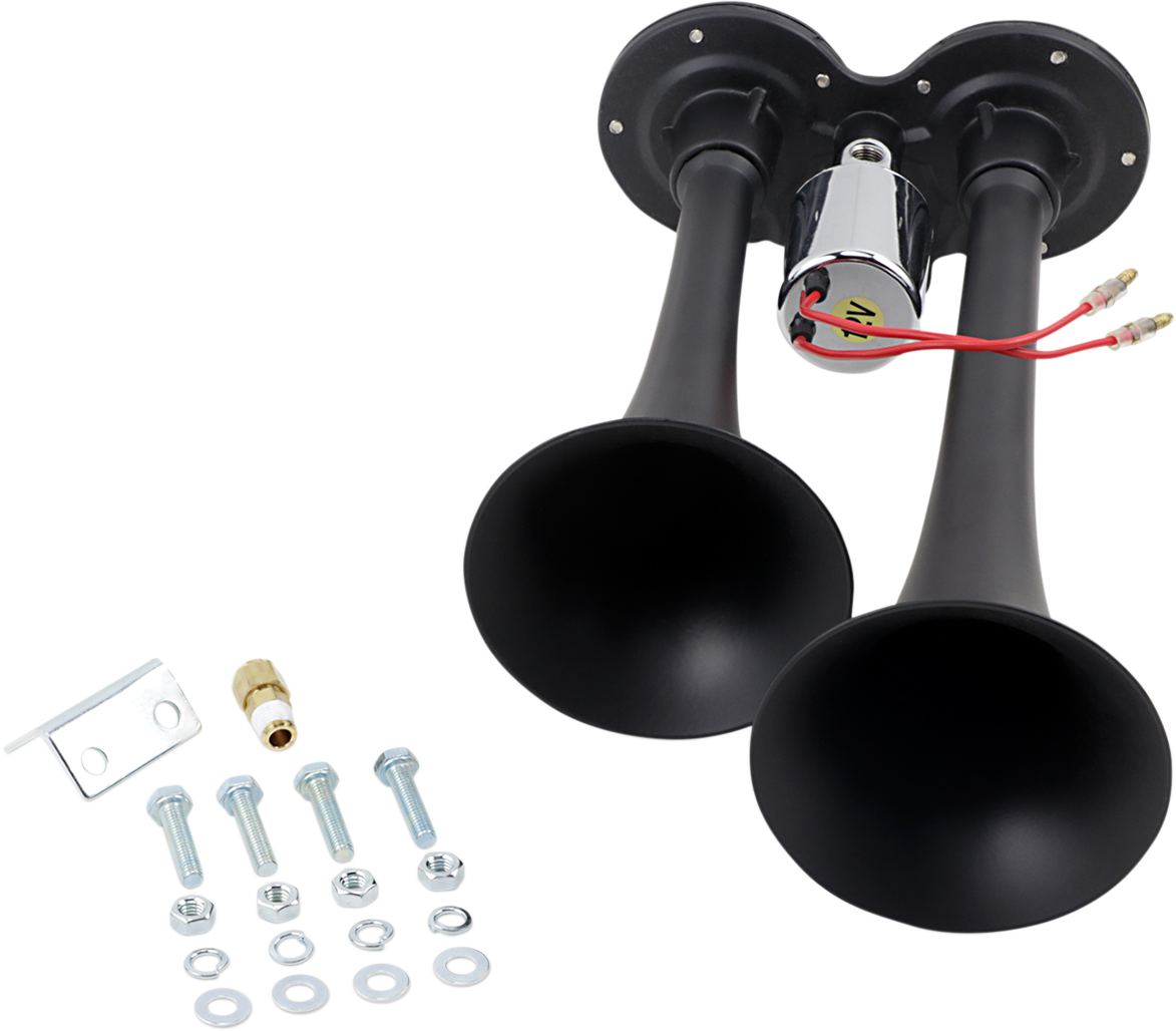 KLEINN Dual Compact Horn Kit - Black 101