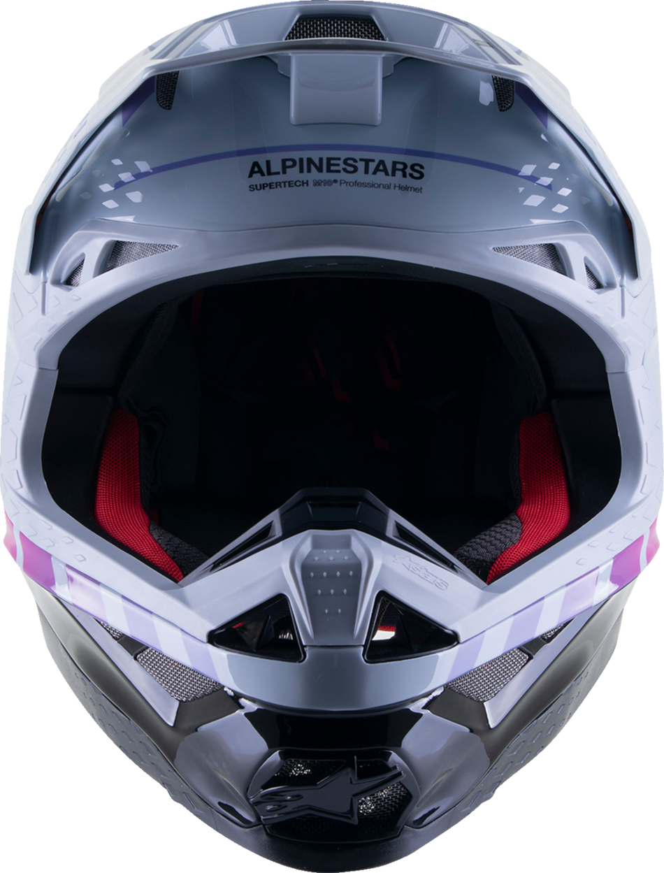 ALPINESTARS Supertech M10 Helmet - Daytona - MIPS® - Haze Gray/Orange Fluo/Rhodamine - Medium 8302423-9243-MD