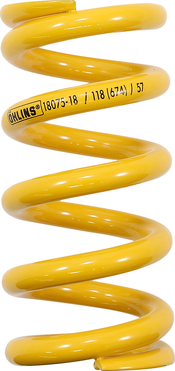 OHLINS-BICYCLE Shock Spring - 674 lb 18075-18