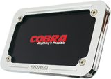 COBRA License Plate Frame - Chrome 05-9000