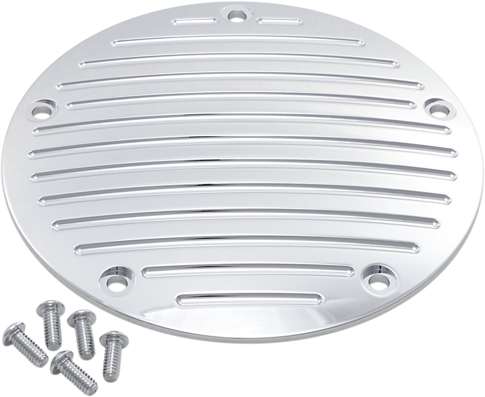 PRO-ONE PERF.MFG. Millennium Derby Cover - Ball Milled - Chrome 203860