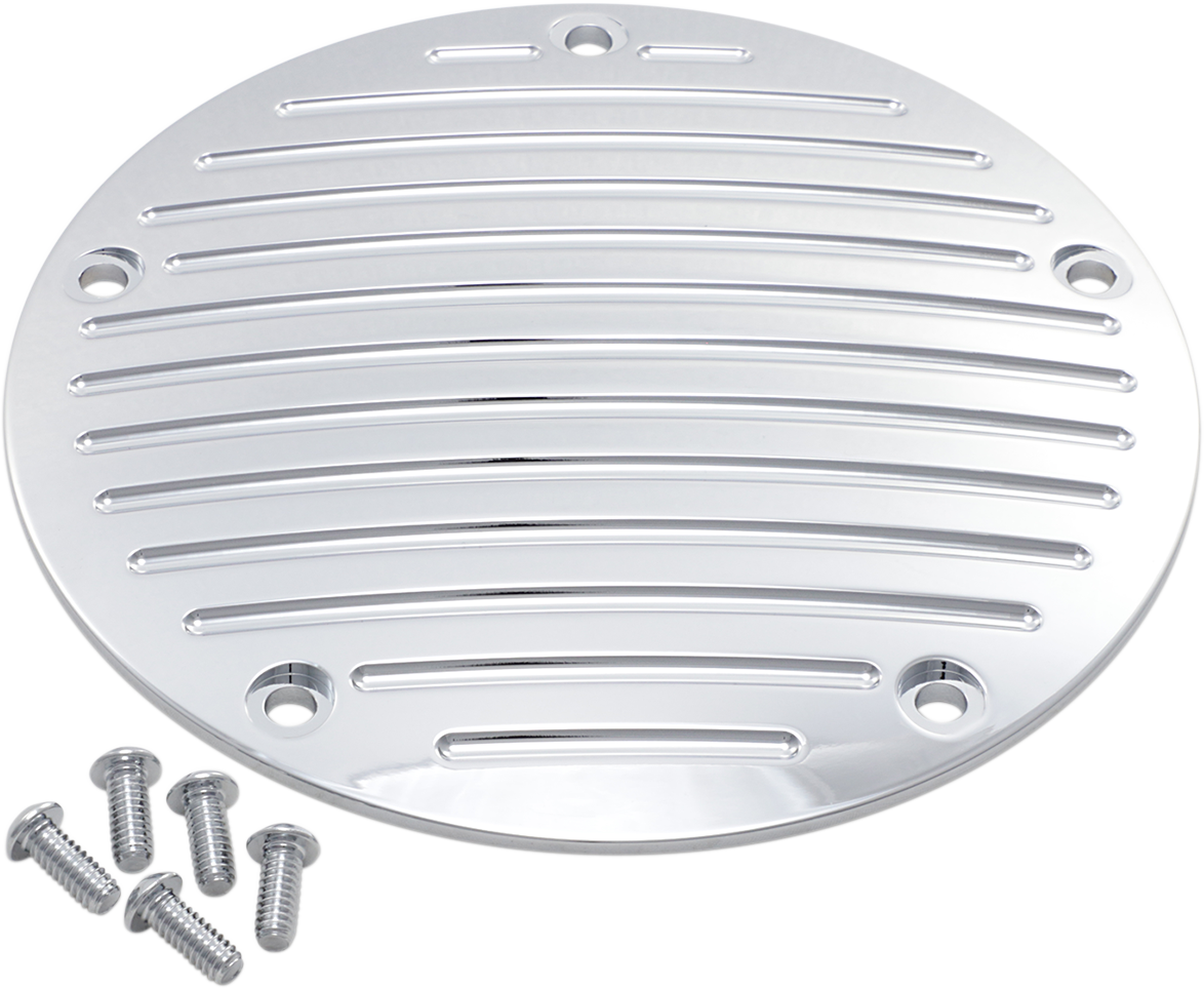 PRO-ONE PERF.MFG. Millennium Derby Cover - Ball Milled - Chrome 203860