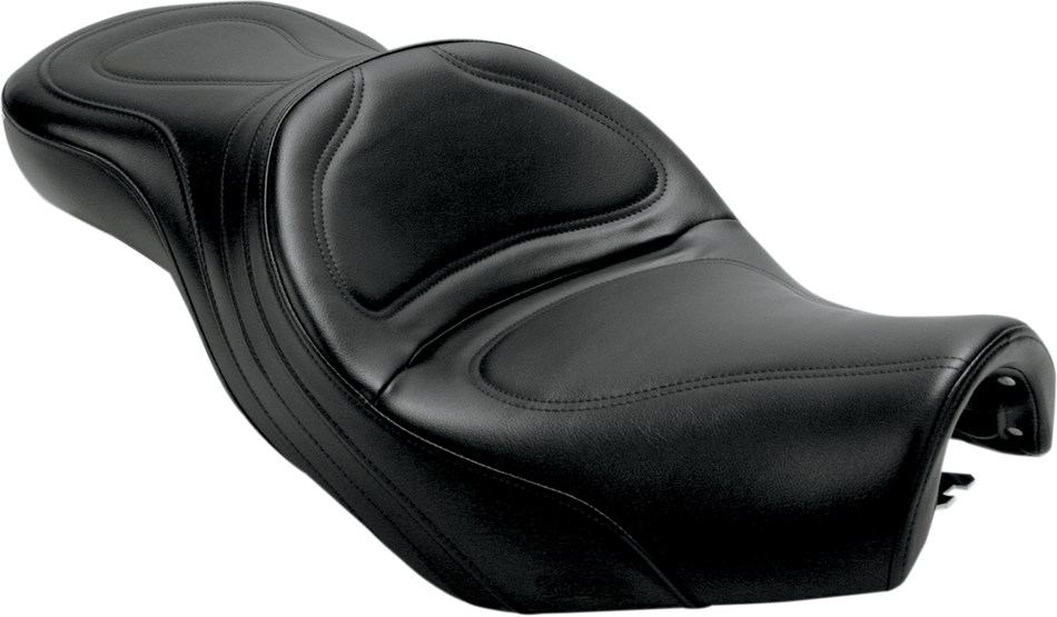 SADDLEMEN Seat - Explorer - without Backrest - Stitched - Black - VT1100 H3950JS