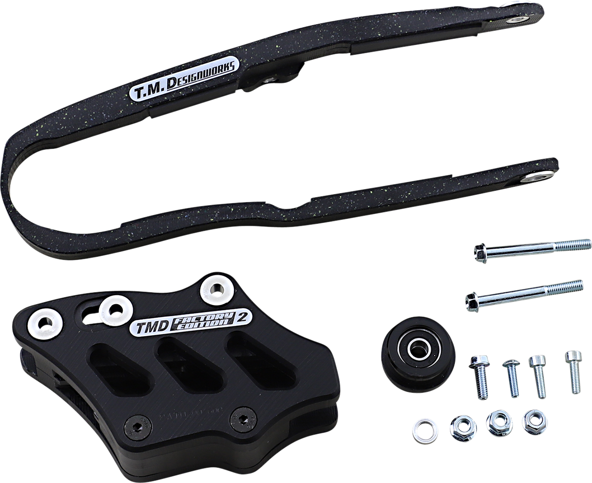 T.M. DESIGNWORKS Chain Guide/Slider - Kawasaki - Black KCP-K11-BK