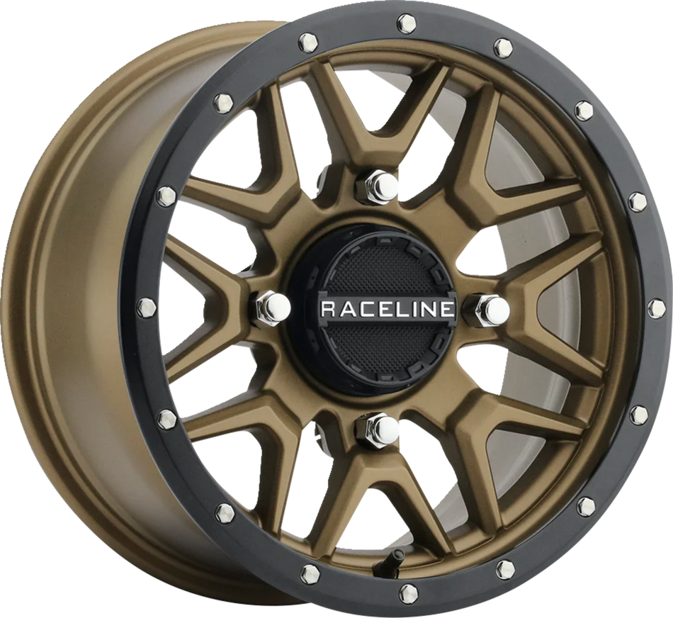 RACELINE WHEELS Wheel - Krank - Simulated Beadlock - Front/Rear - Bronze - 15x7 - 4/137 - 5+2 (+10 mm) A94BZ-57037+10