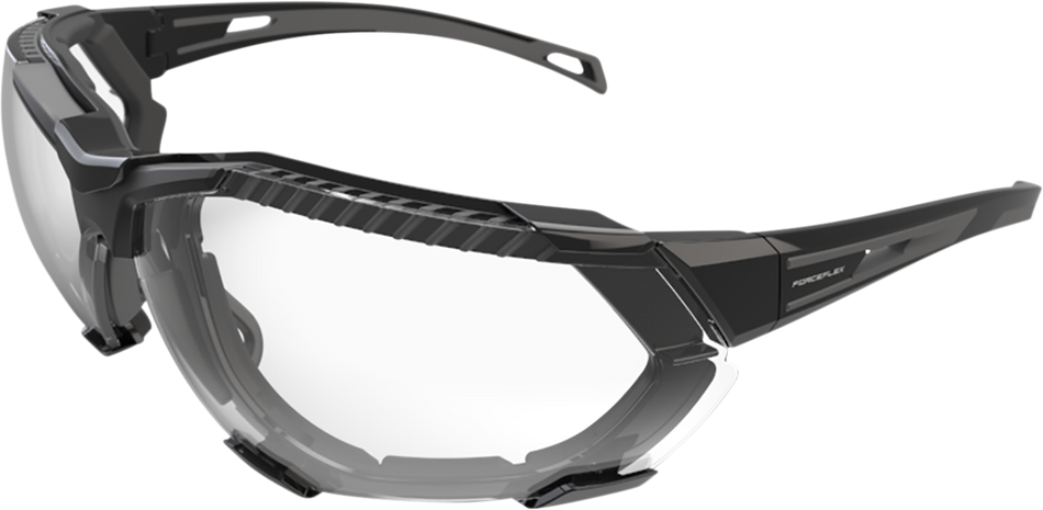 FORCEFLEX FF4 Sunglasses - Foam - Black/Black - Clear FF4-01014-041