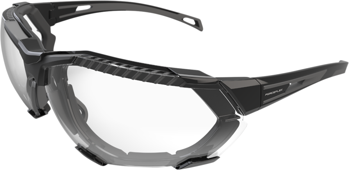 FORCEFLEX FF4 Sunglasses - Foam - Black/Black - Clear FF4-01014-041