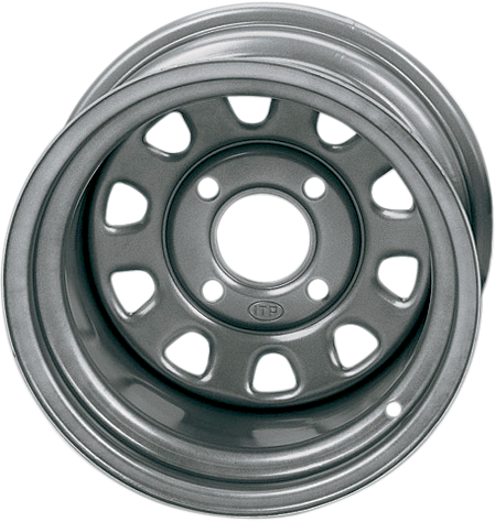 ITP Delta Steel Wheel - Front/Rear - Silver - 12x7 - 4/110 - 5+2 1225553032