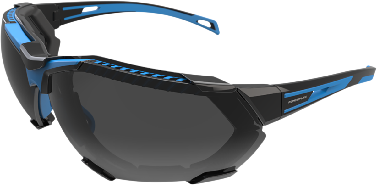 FORCEFLEX FF4 Sunglasses - Foam - Black/Blue - Smoke FF4-01025-041