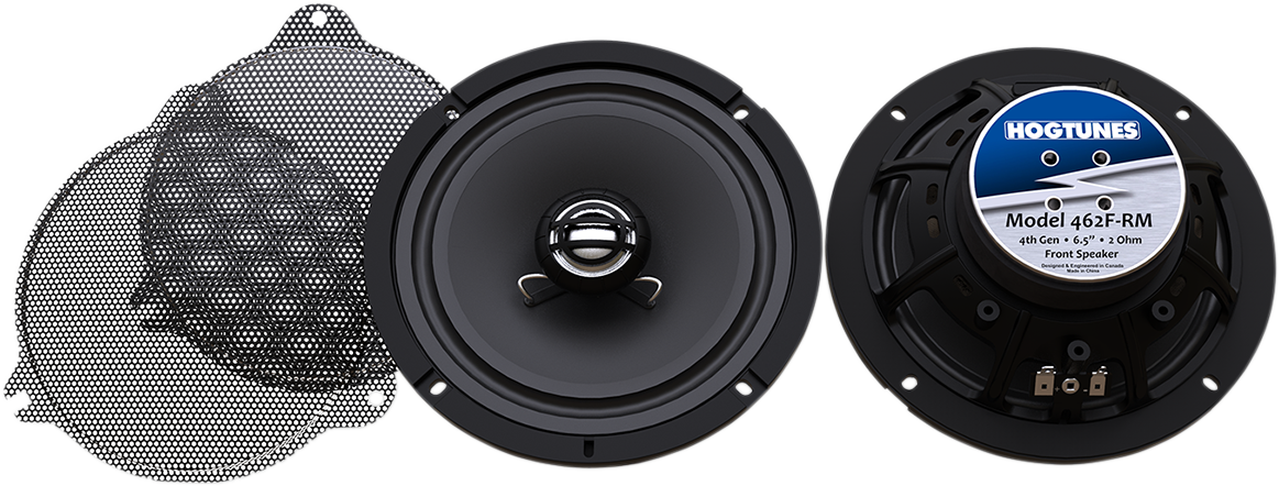 HOGTUNES 6.5" Replacement Front Speakers - Harley Davidson 462F-RM