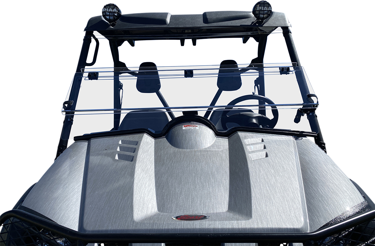 MOOSE UTILITY Full Folding Windshield - Deluxe - Rhino V000242-12200M