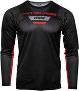 THOR Intense Jersey - Long-Sleeve - Black/Gray - Large 5120-0065