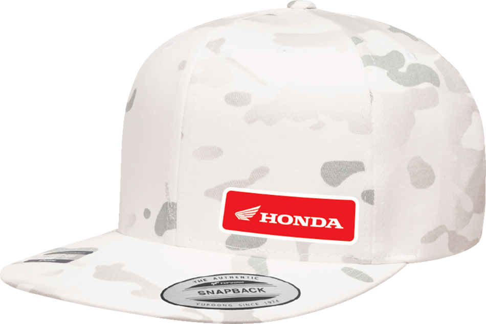 FACTORY EFFEX Honda Snapback Hat - Camo White 27-86306