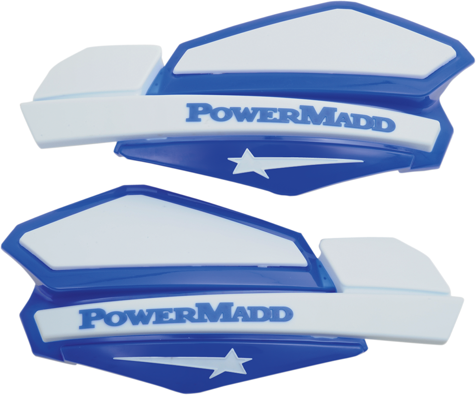 POWERMADD Handguards - Blue/White 34221