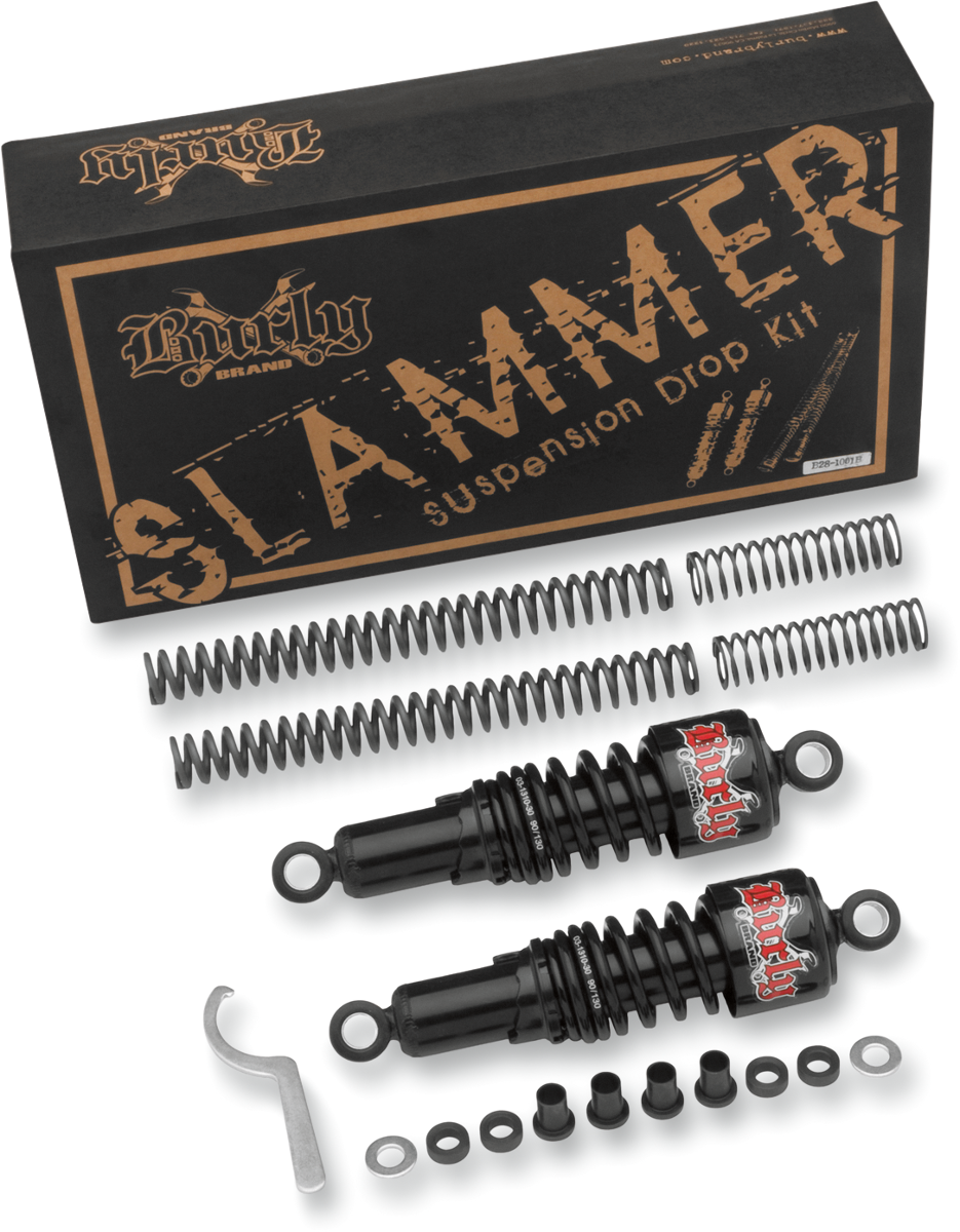 BURLY BRAND Suspension Kit - Slammer - Black - '04 - '15 XL B28-1001B