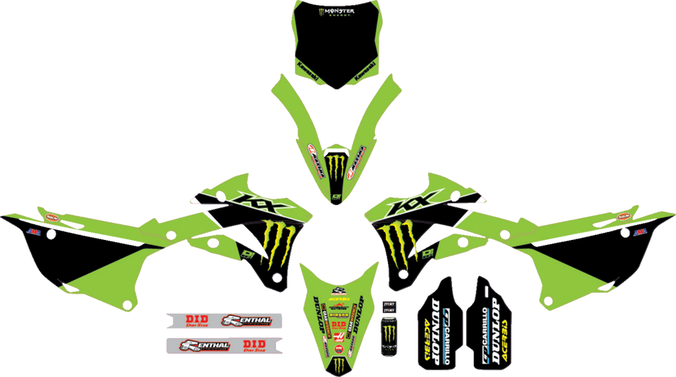 D'COR VISUALS Graphic Kit - Monster Energy 20-20-122