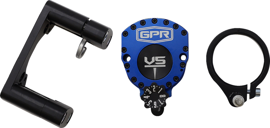 GPR V5-D Steering Damper - Blue - Husky 5-9001-0115B