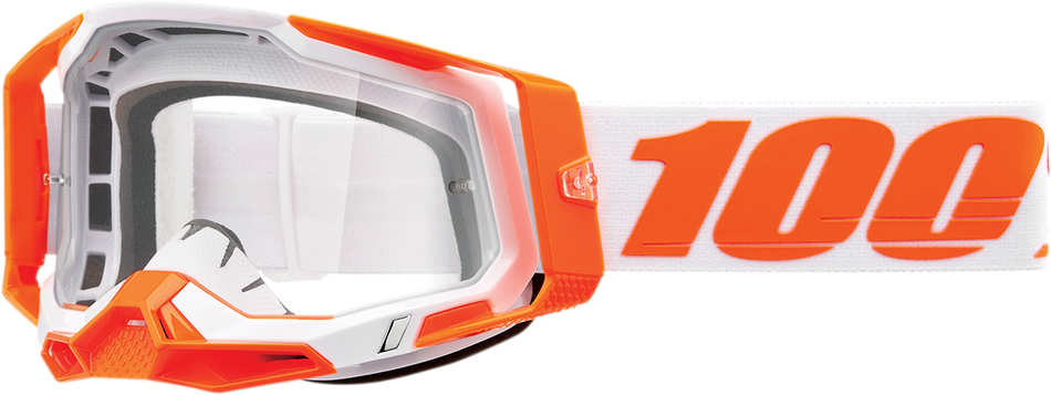 100% Racecraft 2 Goggles - Orange - Clear 50009-00013