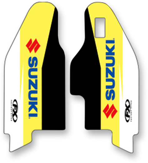 FACTORY EFFEX Fork Guard Graphic - Suzuki 19-40420