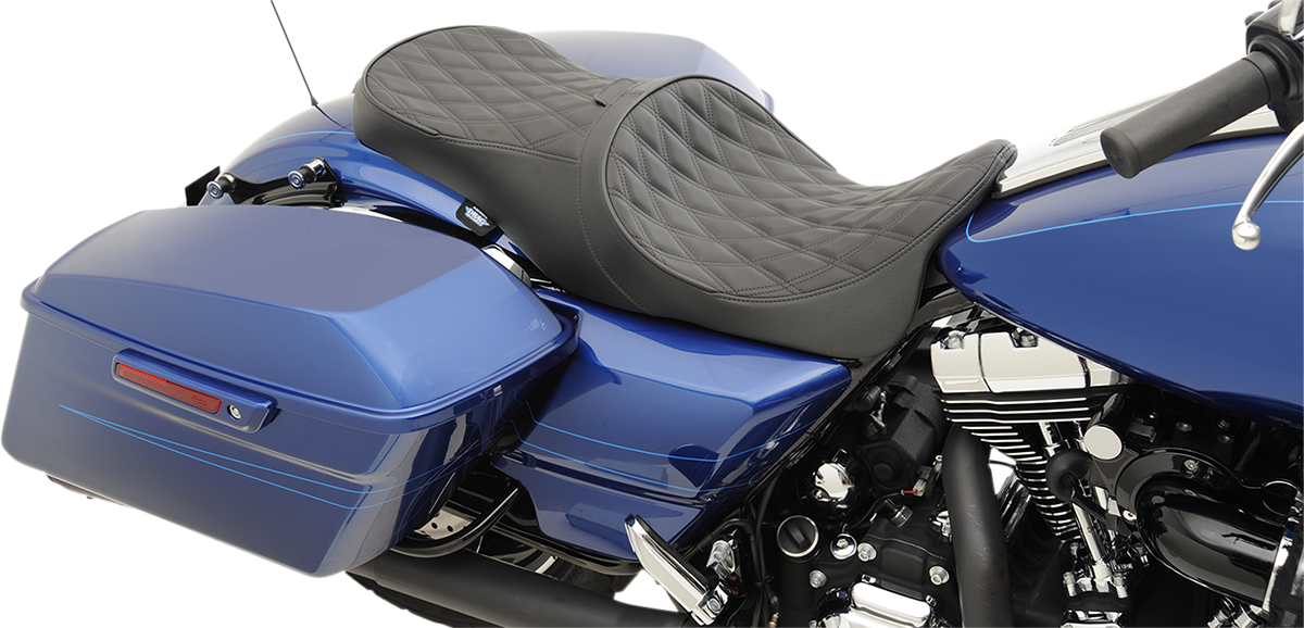 DRAG SPECIALTIES Low Forward Touring Seat - Diamond - FL '08-'22 0801-1011